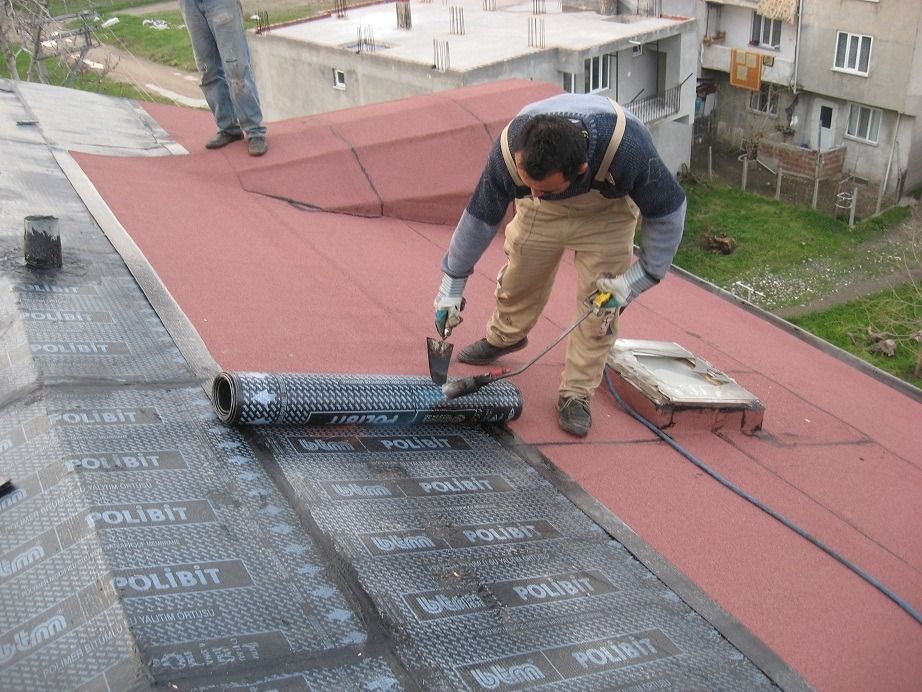 Göztepe EPDM Kauçuk Çatı – düz çatıda arduvazlı bitümlü membran serimi